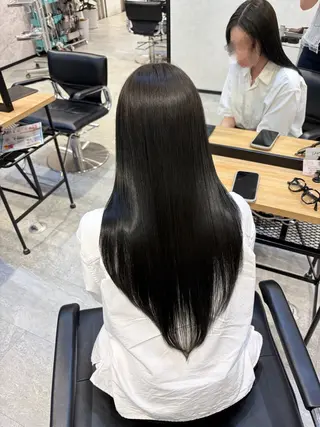 ロング カラー ヘアアレンジ 暖色/暗髪/ 🎀UMI🎀のヘアスタイル