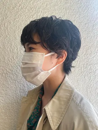 ショート パーマ Hayashi Shioriのヘアスタイル