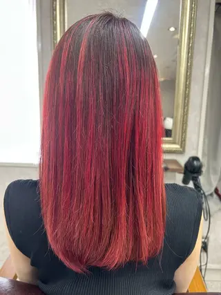 ロング カラー Lien 深井店のヘアスタイル