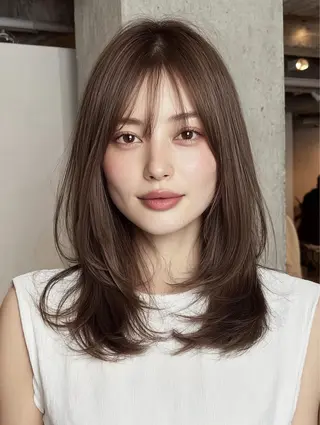 セミロング 中島 春輝のヘアスタイル