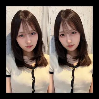 セミロング カラー mai / linoah˚✧のヘアスタイル