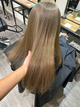 ロング カラー 艶髪レイヤー上田 紗也🇰🇷💗のヘアスタイル