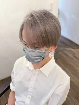 ショート カラー ハイライト⭐️上野 高広のヘアスタイル