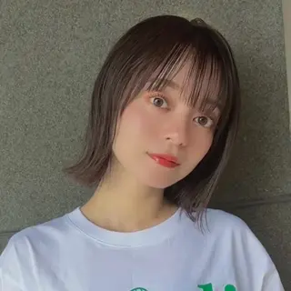 ショート カラー 顔周り✂️透明感 レイヤー/みっきーのヘアスタイル