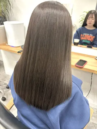 ロング カラー misa🫧ナチュラ ル縮毛矯正/髪質改善のヘアスタイル