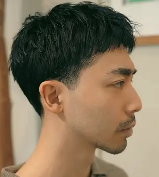 ショート メンズ メンズカット✂️ パーマ🌀　サトエリのヘアスタイル