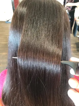 ロング 縮毛矯正/ 髪質改善 /ショート 圍 崇行のヘアスタイル