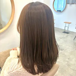 セミロング カラー 🫧Lien mizuki 🫧のヘアスタイル