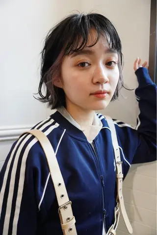 ミディアム カラー パーマ ヘアアレンジ カットモデル募集中/ 店長/角田真哉のヘアスタイル
