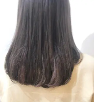 ミディアム カラー パーマ 名倉 伽奈のヘアスタイル