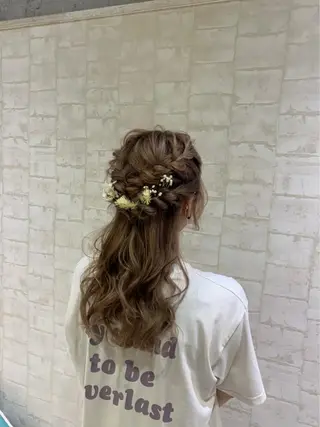 ヘアアレンジ 🩰モテ艶girly ヘア🪽彩香‎🪡⟡のヘアスタイル
