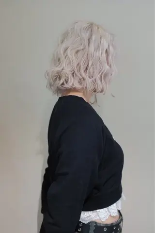 ロング カラー ヘアアレンジ OPUSダブルカラー ケアブリーチのヘアスタイル