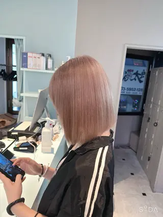 カラー 韓国風艶カラー🪽 yuuna🪽🍨のヘアスタイル