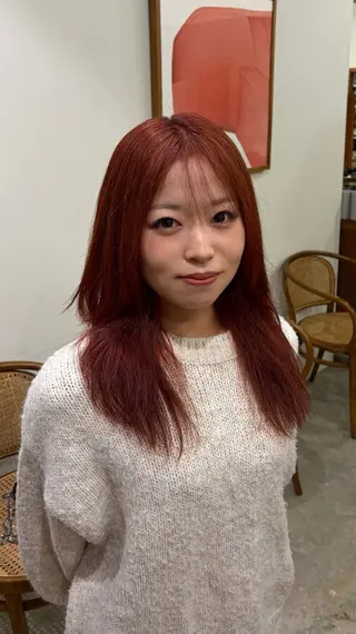 カラー honoka uemuraのヘアスタイル