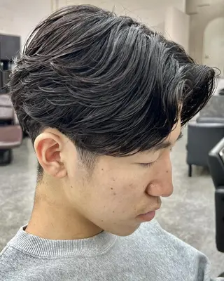 パーマ メンズ GLOP HOMME 店長 アオトのヘアスタイル