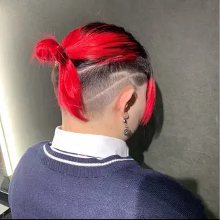 ミディアム カラー エクステ×ブリーチ 😈ちあき😈のヘアスタイル