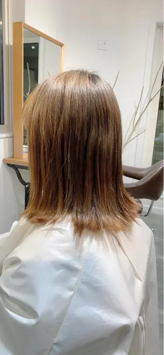 ミディアム 安藤 勇大のヘアスタイル