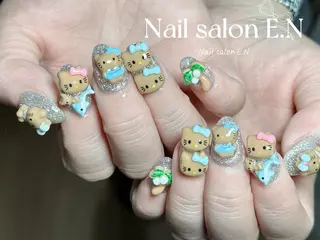 ネイル E.N🦋 長さ出し/持ち込みのネイルデザイン