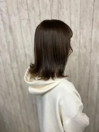 セミロング 勝河 怜楊のヘアスタイル
