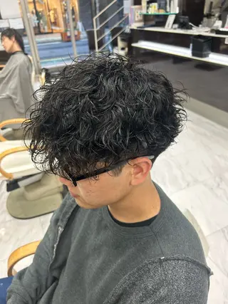 ショート パーマ メンズ メンズパーマ 💈後閑和真💈のヘアスタイル