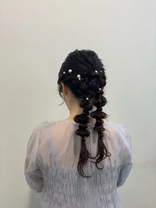 ヘアアレンジ 小嶋 咲輝のヘアスタイル