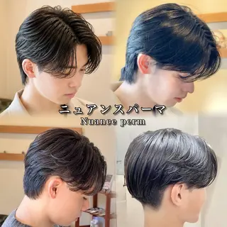 セミロング パーマ メンズ 【メンズ特化美容師】 SHIN / 鈴鹿のヘアスタイル