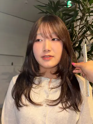 ロング ミナ /海外スタイルのヘアスタイル