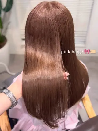 ロング カラー 表参道/ピンク♡ 盛れる顔周り♡amiのヘアスタイル