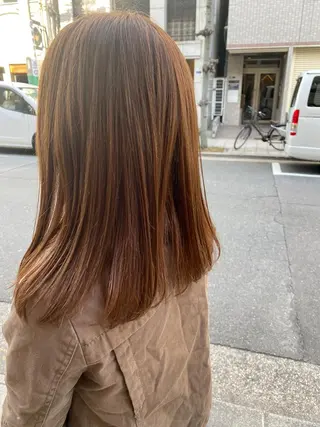 セミロング 韓国好き🇰🇷 美容師MIKUのヘアスタイル