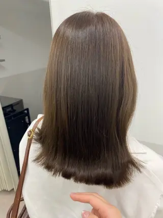 ミディアム カラー 髪質改善/ YUKAのヘアスタイル