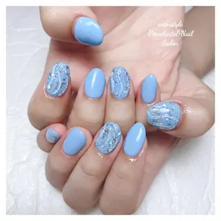 ミディアム ネイル 🐾enen style 🐾のネイルデザイン