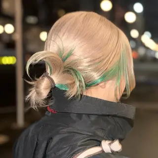 ミディアム カラー ハイトーン特化 名古屋/たまきのヘアスタイル