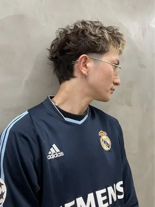 メンズ メンズカット パーマ[佐橋]のヘアスタイル