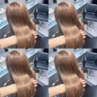 ロング カラー シールエクステ特化 りこのヘアスタイル