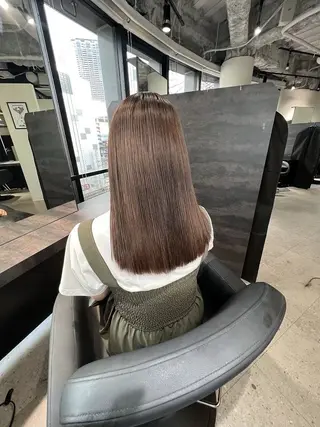 ロング カラー The Ect 江坂Kurumiのヘアスタイル