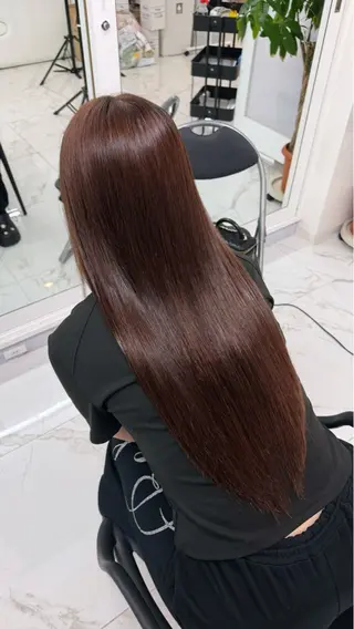 ロング マツエク/レイヤー カット あんじゅのヘアスタイル