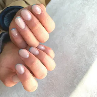 ショート gypsophila 野村のネイルデザイン