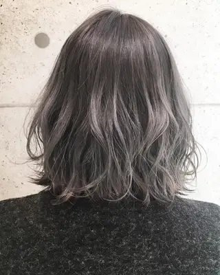 ミディアム レイヤー/髪質改善 /山永圭介のヘアスタイル