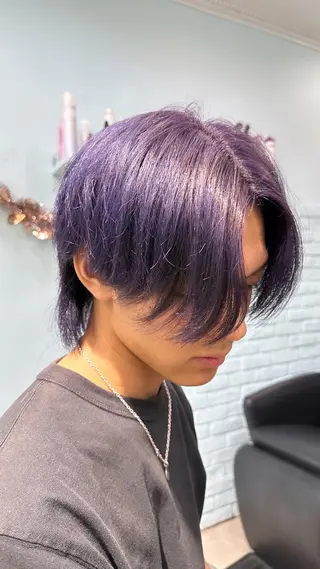 メンズ ダメージレスブリーチ RIKU🎨のヘアスタイル