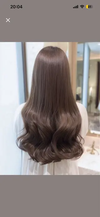 ロング カラー 韓国×艶ハイトーンが かわいい✨️リオ🍒のヘアスタイル