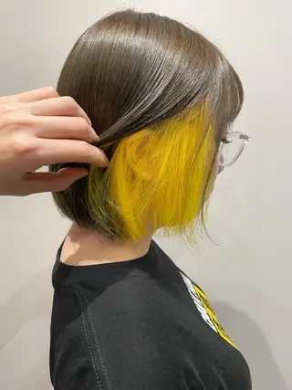 ミディアム カラー 表参道/個室シェア サロン/中山優介のヘアスタイル
