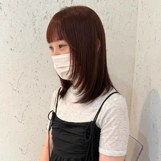 セミロング カラー mai / linoah˚✧のヘアスタイル