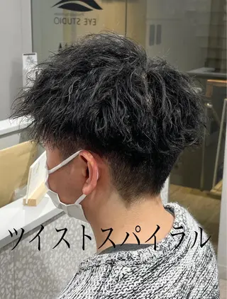 パーマ メンズ 京都河原町 メンズパーマ助川龍哉のヘアスタイル