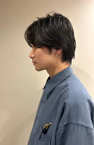 ショート メンズ清潔感のプロ 💈メンズパーマ藤田のヘアスタイル