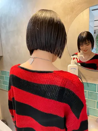 ショート カラー 👑ボブはお任せ ミヤノ👑のヘアスタイル