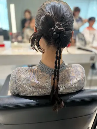 ヘアアレンジ 顔まわり🤍小顔 カット🤍みさきのヘアスタイル