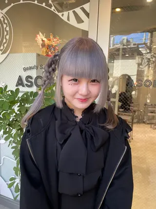 カラー デザインカラー/ ヘアアレンジ/りりかのヘアスタイル