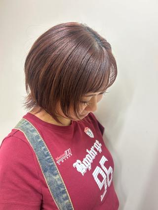 ショート 田中まなか 🫧カラーモデルのヘアスタイル