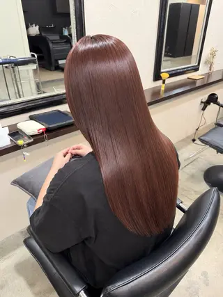 ロング カラー 三條 朋香のヘアスタイル