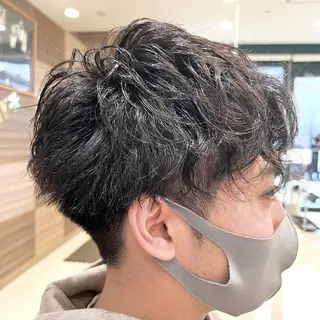 メンズ 🔸縮毛矯正🔸 カソリ ナユタのヘアスタイル
